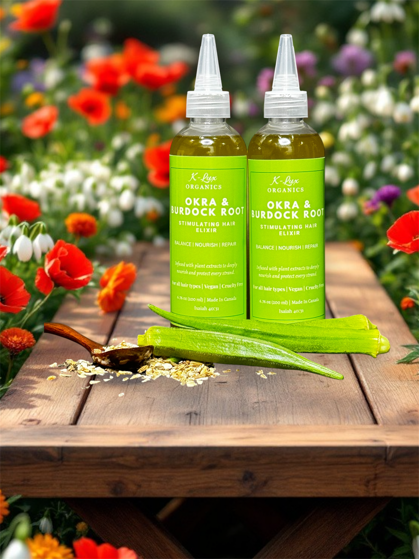 Okra & Burdock Root Hair Elixir